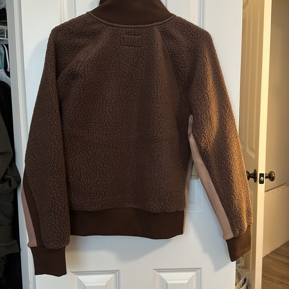 NWT ARITIZIA WILFRED FREE COYOTE SHERPA JACKET - Picture 2 of 4